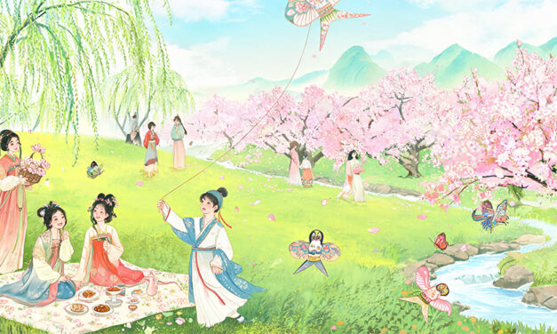 迎春踏青